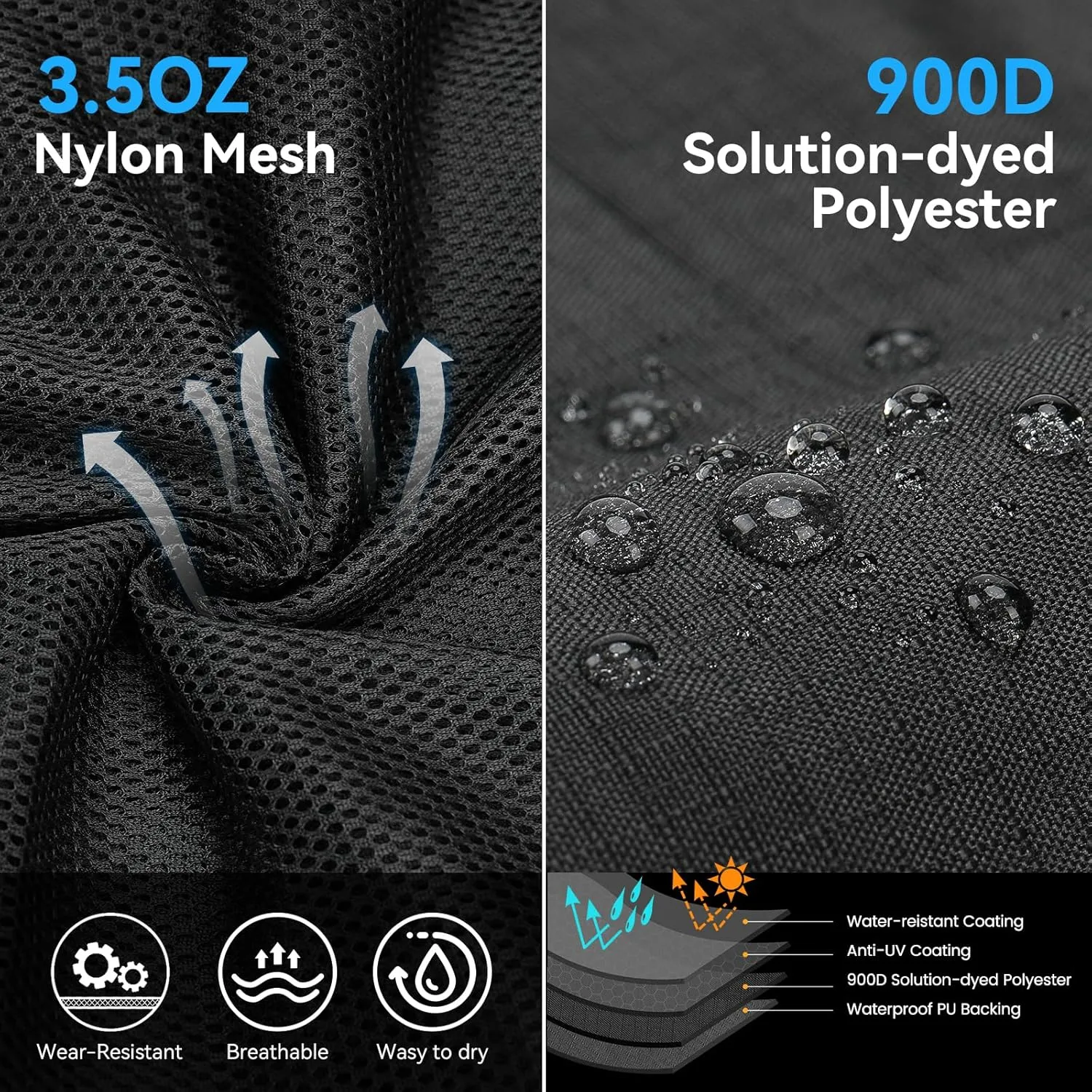 Heavy Duty Mesh Ball Bag with Zipper Pocket, Breathable Tear Resistant Drawstring Soccer Ball Bag with Adjustable Shoulder Strap for Various Balls, Beach Toys