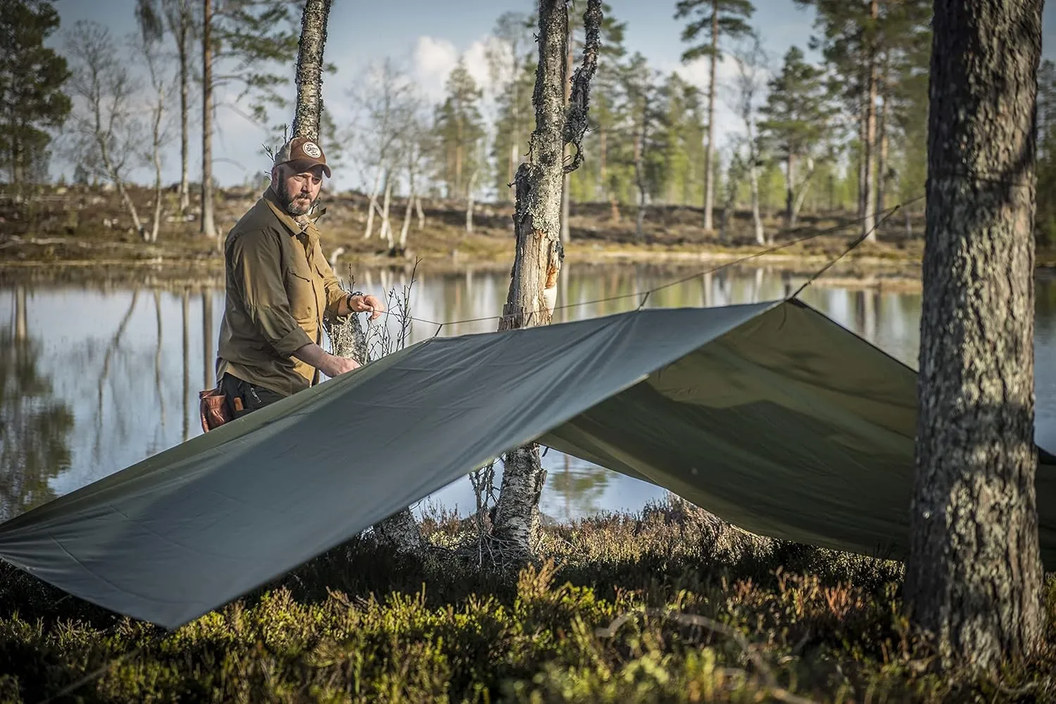 Helikon-Tex Supertarp Polish Woodland, Bushcraft Line