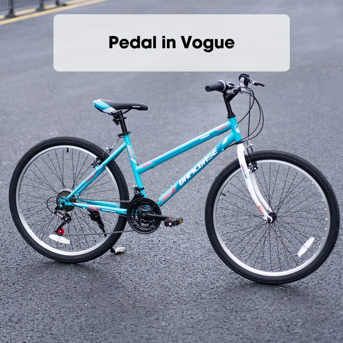 Hiland Adult 26 Inch Mountain Bike, Mens and Womens Bicycle with 21 Speed, High-Carbon Steel Frame Mountain Bicycle, Sport MTB for Men Women