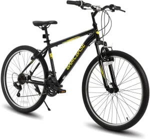 Hiland Adult 26 Inch Mountain Bike, Mens and Womens Bicycle with 21 Speed, High-Carbon Steel Frame Mountain Bicycle, Sport MTB for Men Women