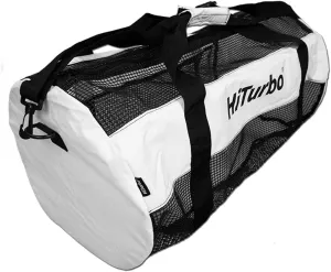 Hiturbo Mesh Dive Duffel Bag: Scuba Gear Bags for Diving, Snorkeling, Freediving and Swimming - 60L Travel Beach Pool Water Sports Equipment Bag with Shoulder Strap