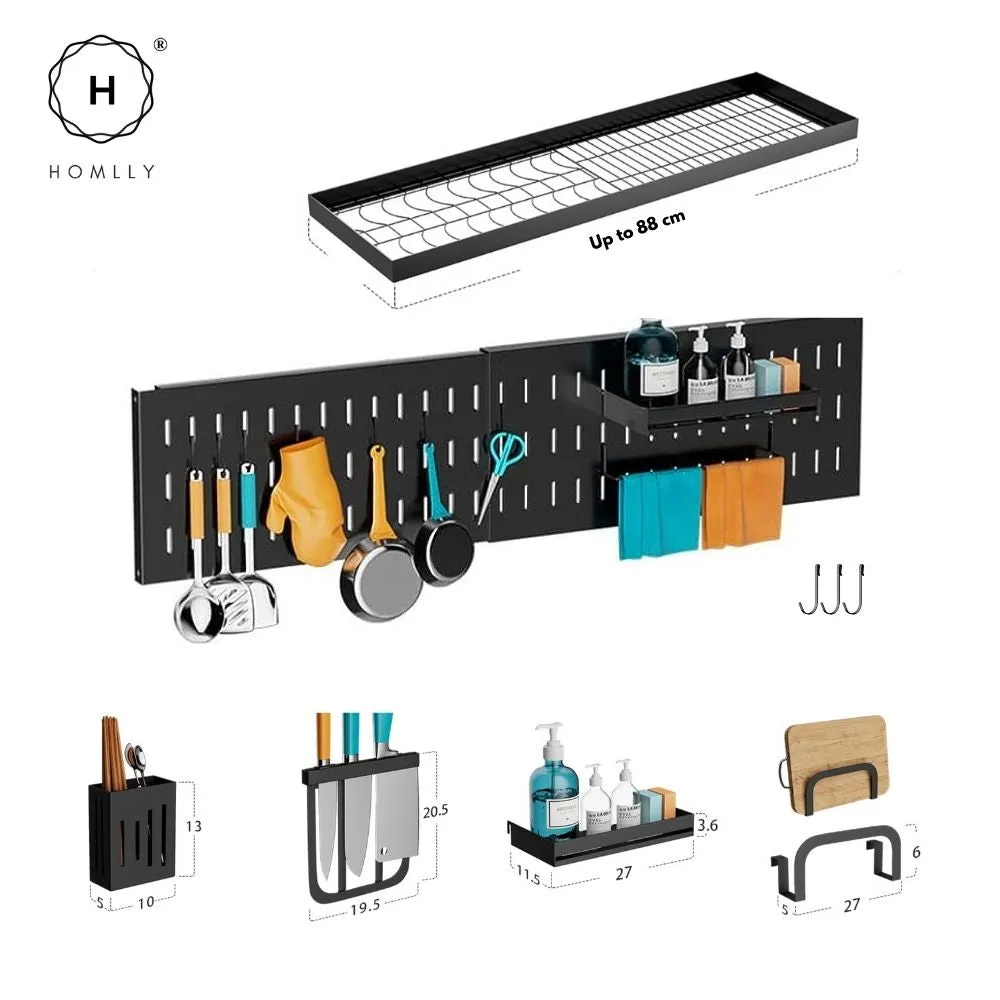 Homlly Trii Over the sink adjustable Width and Height Cultery Utensils Dish Drying Drainer Kitchen Organizer Rack 