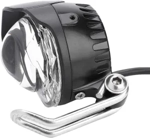Horn Light, 12V-80V 2 in 1 Horn LED Electric Front Light for Electric Bike, Scooter, Etc