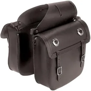 Horse Saddle Bag Cowhide Genuine Leather Western Equestrian Trail Simple Horse Saddle Bag Pack Equipment Horse Saddle Bags Size: 10” L x 10” W x 3 ½” D inches, SMPL93