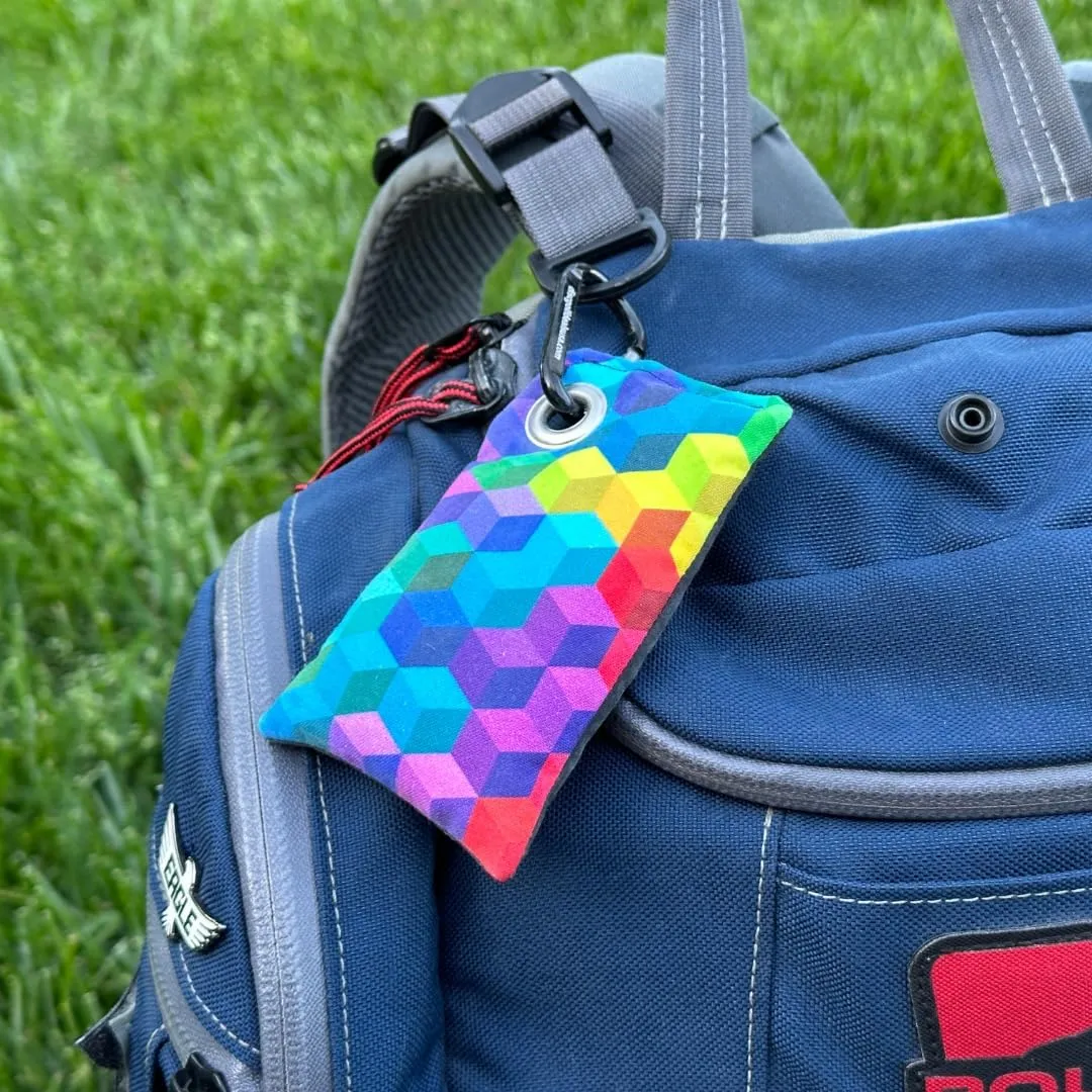 HYZER HOUND DISCS Disc Golf Chalk Bag | Dry Your Hands in the Heat of Summer | Attaches to Bag with a Carabiner | Improve Your Hand Grip for Consistency | Essential Disc Golf Accessories | Chalk