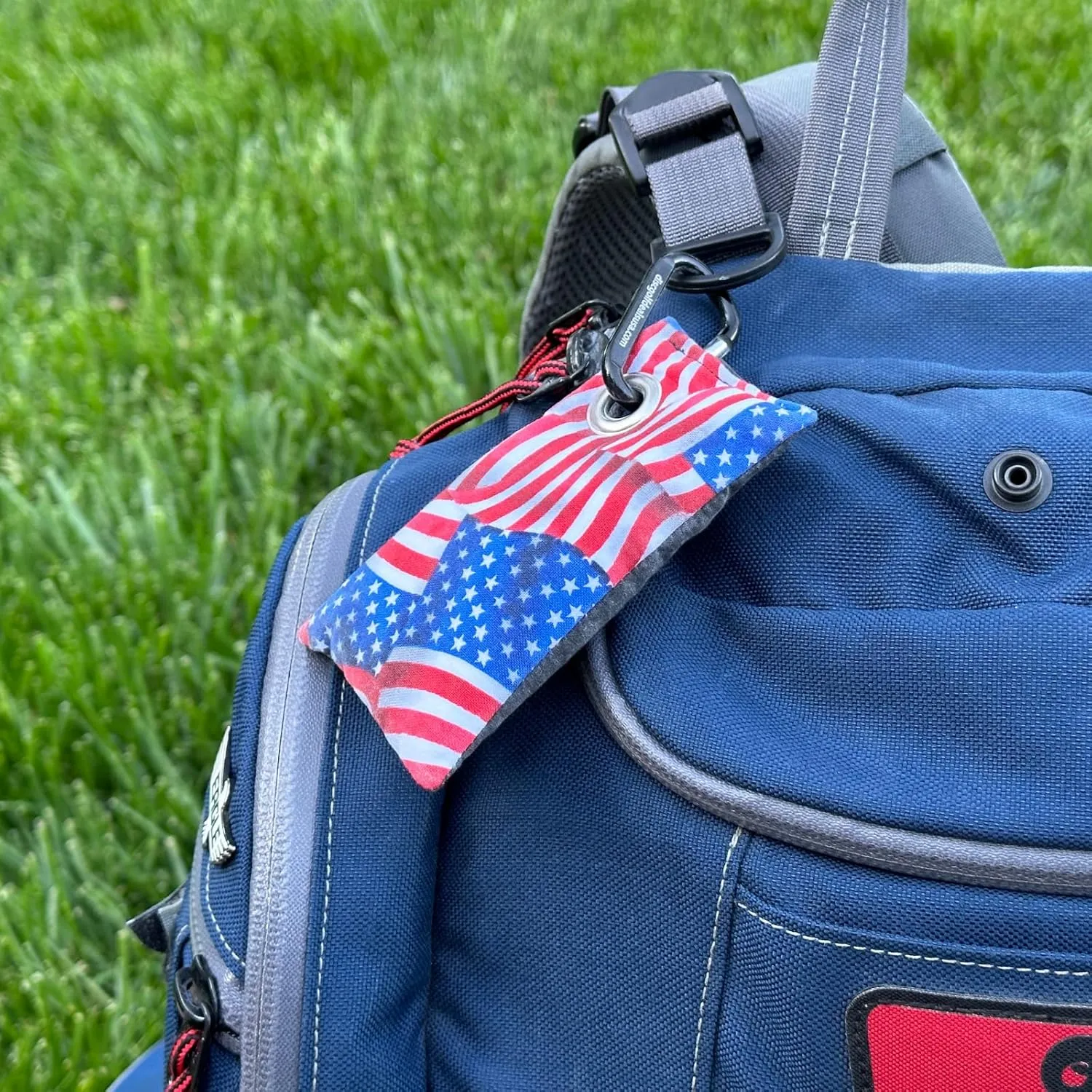 HYZER HOUND DISCS Disc Golf Chalk Bag | Dry Your Hands in the Heat of Summer | Attaches to Bag with a Carabiner | Improve Your Hand Grip for Consistency | Essential Disc Golf Accessories | Chalk