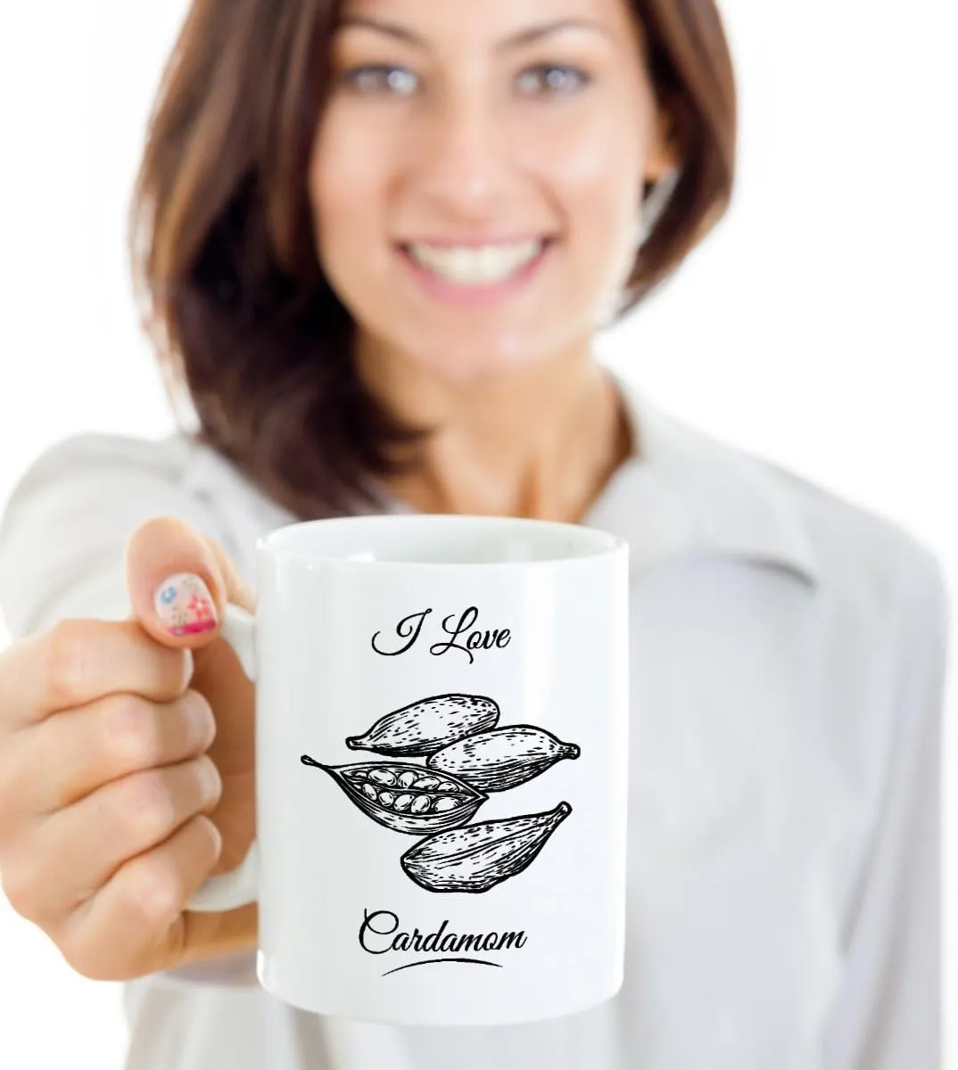 I Love Cardamom Herb Pods Home Cooking Essentials Coffee & Tea Mug Stuff For A Cook & Women Cooks (15oz)