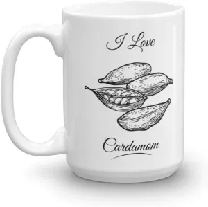 I Love Cardamom Herb Pods Home Cooking Essentials Coffee & Tea Mug Stuff For A Cook & Women Cooks (15oz)