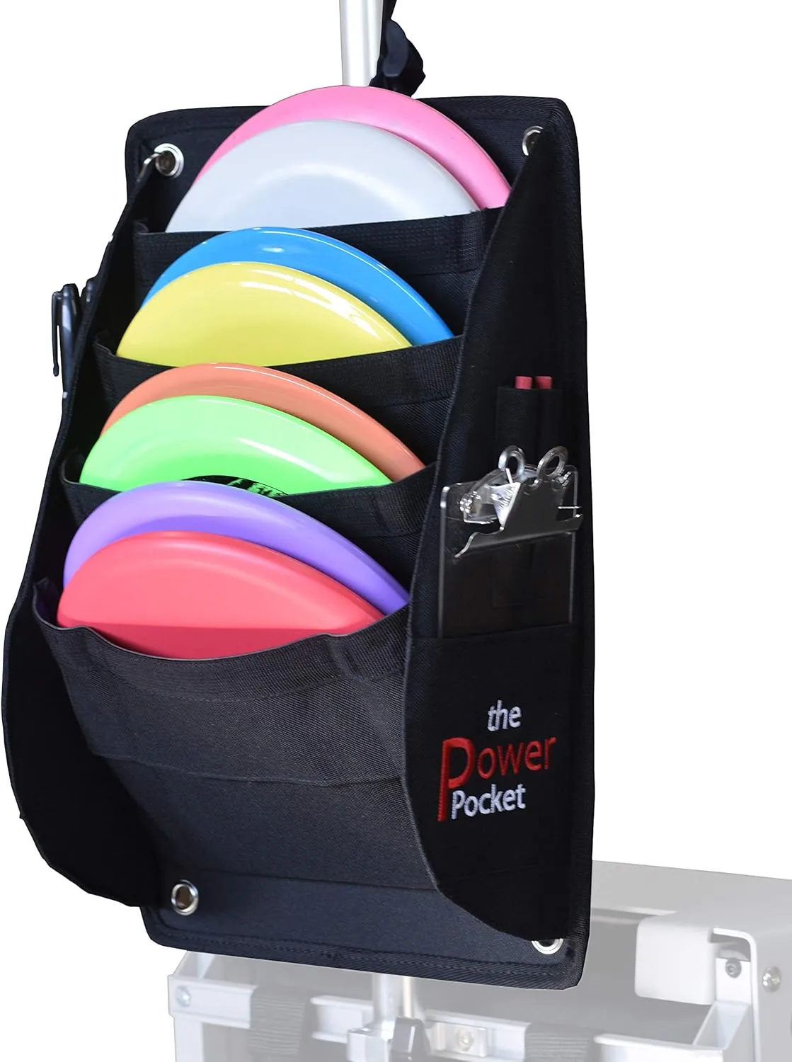 Infinite Discs Power Pocket - Disc Golf Cart Putter Pouch for Discs and Accessories