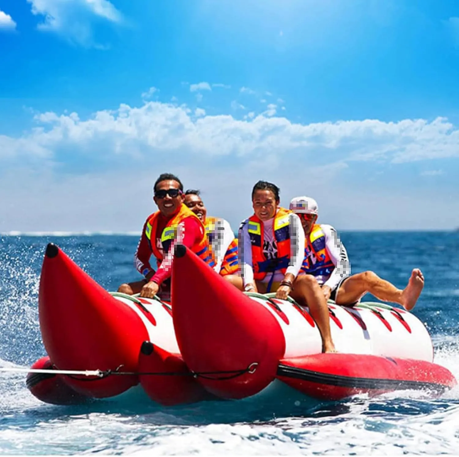Inflatable Banana Boat Motorboat, Water Leisure Banana Boat, Kayak Large Surfing Equipment, Marine Amusement Equipment