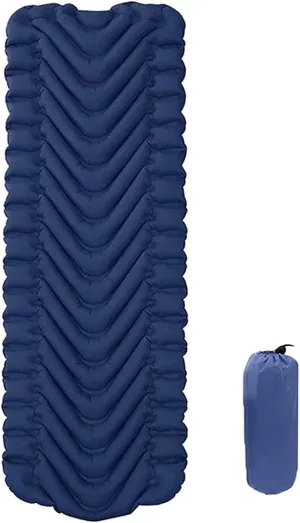 Inflatable Camping Mat, Sleeping Pad, Inflatable Sleeping Mat Waterproof, and Moisture-Proof Roll Mats Lightweight Backpacking Sleeping Mat for Hiking Backpacking, Camping, Hiking