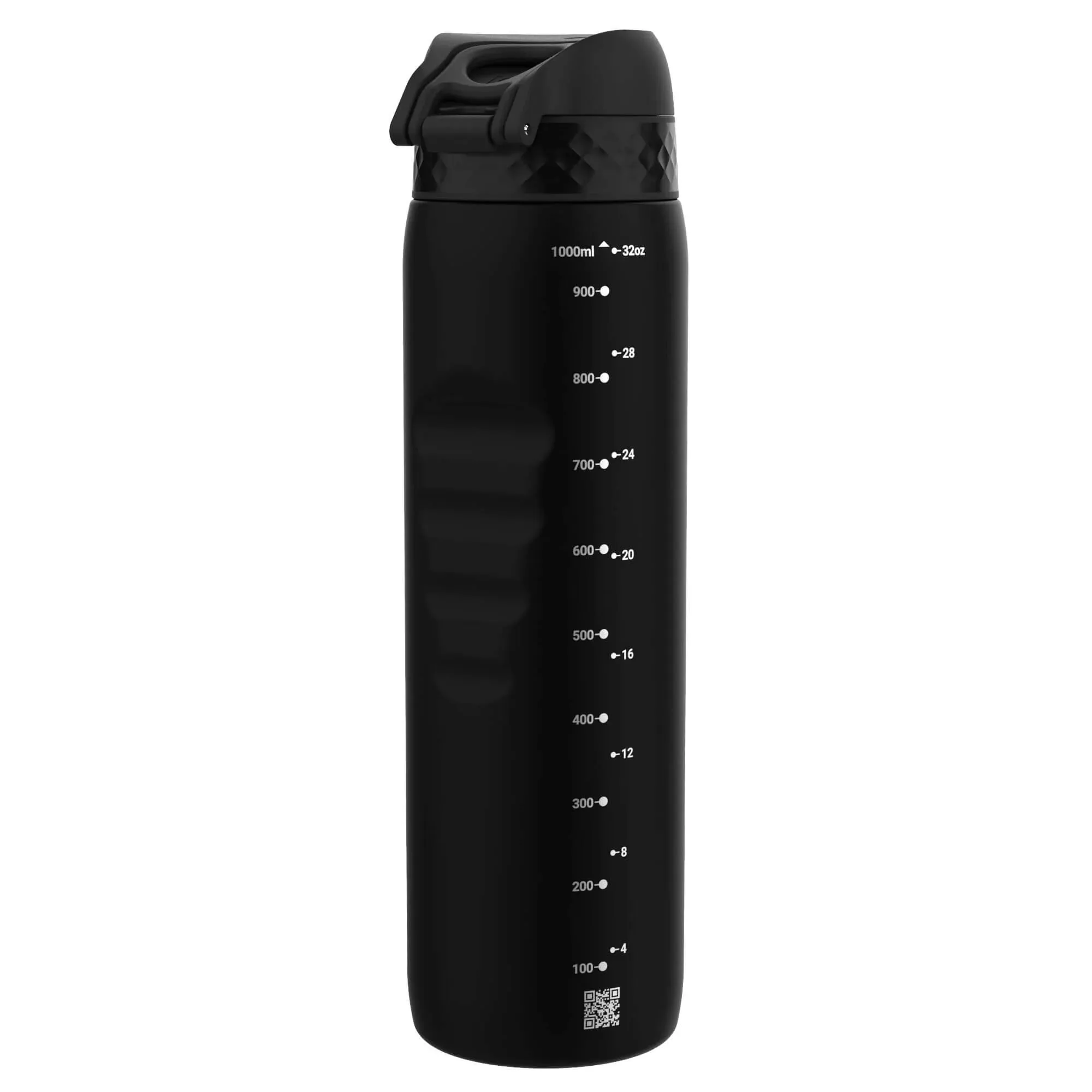 ION8 Leak Proof Water Bottle, Black, 1000ML BPA Free