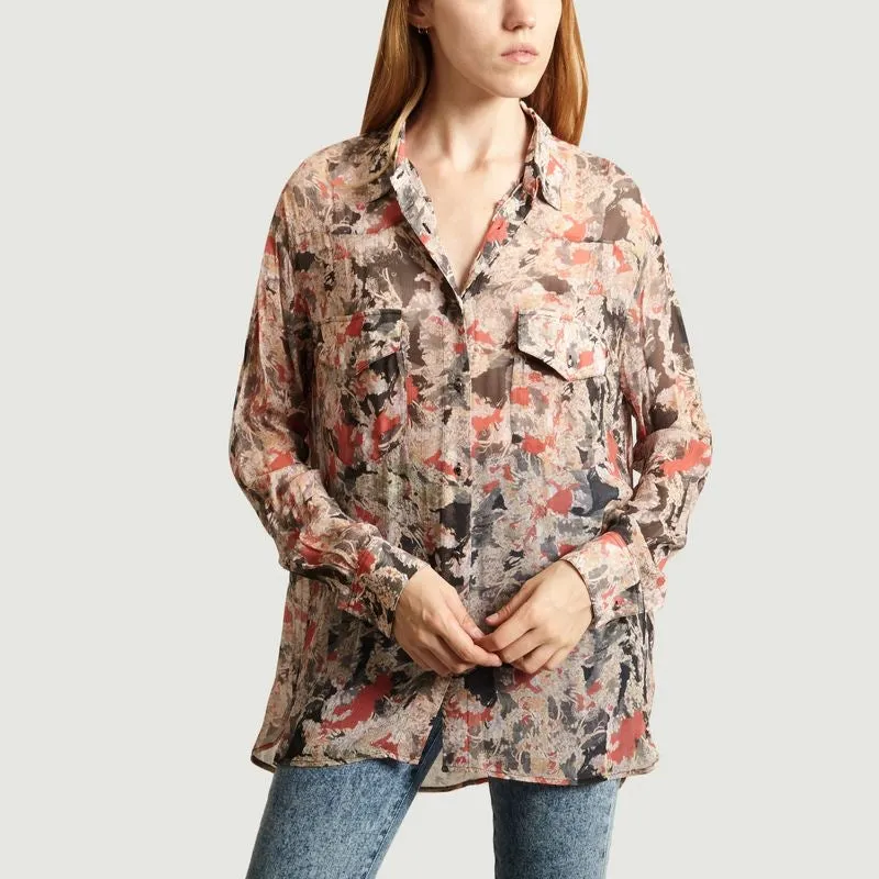 IRO Sheer Print Blouse