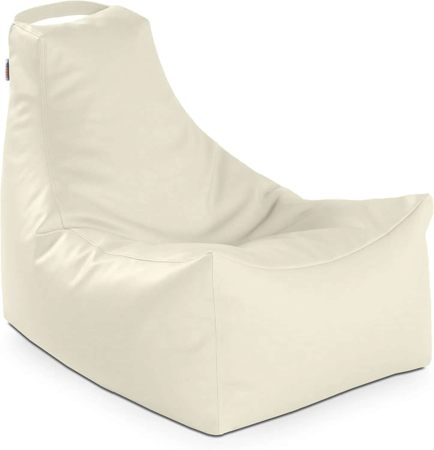 Jaxx Juniper Nautical Edition - Casual Bean Bag Seating for Boat, Yacht & Watersports - Marine Vinyl, Mineral Gray