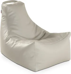 Jaxx Juniper Nautical Edition - Casual Bean Bag Seating for Boat, Yacht & Watersports - Marine Vinyl, Mineral Gray