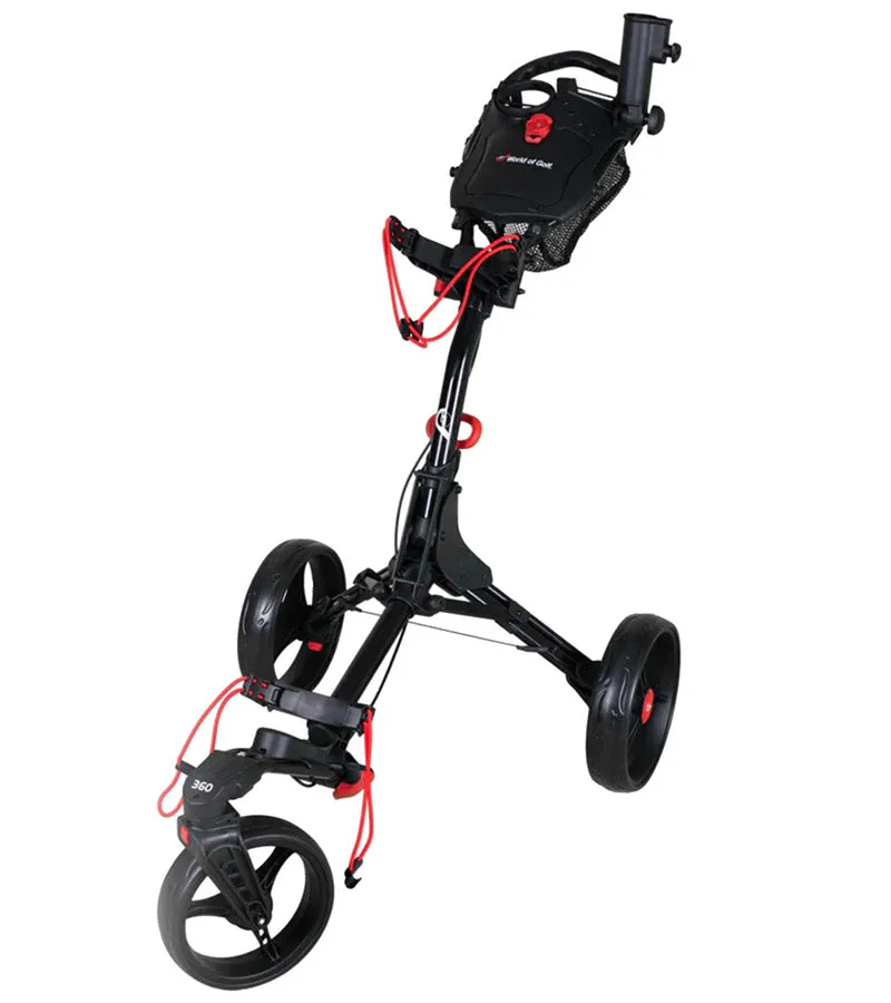 JEF World of Golf EZ-FOLD 360 Golf Push Cart - 2 Colors