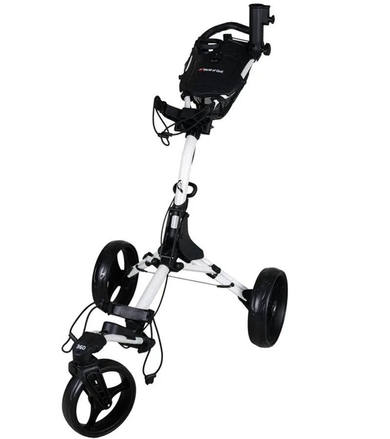JEF World of Golf EZ-FOLD 360 Golf Push Cart - 2 Colors