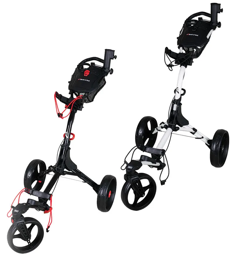 JEF World of Golf EZ-FOLD 360 Golf Push Cart - 2 Colors