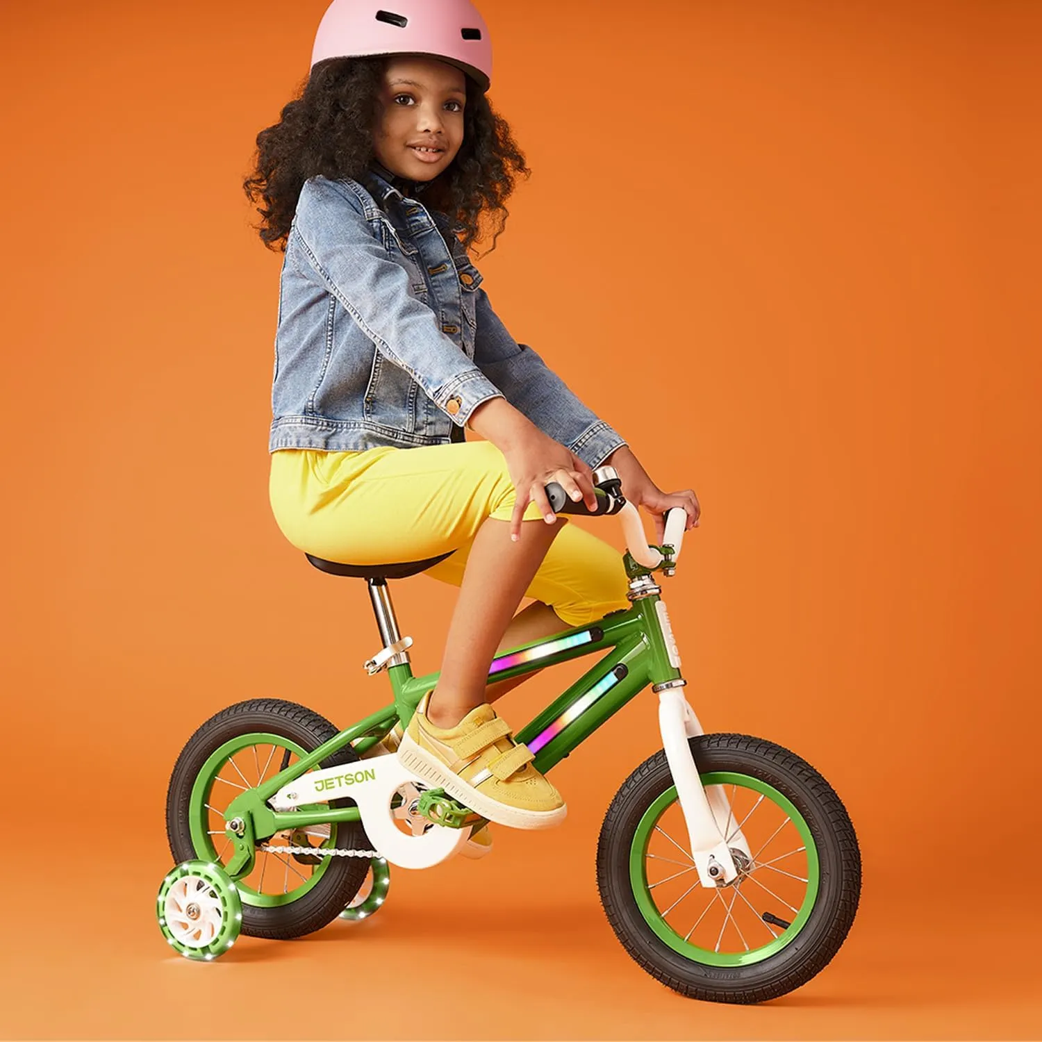 Jetson Light Rider Kids’ Light-up Unisex Bike, LED Light-up Frame, 3 Different Light Modes