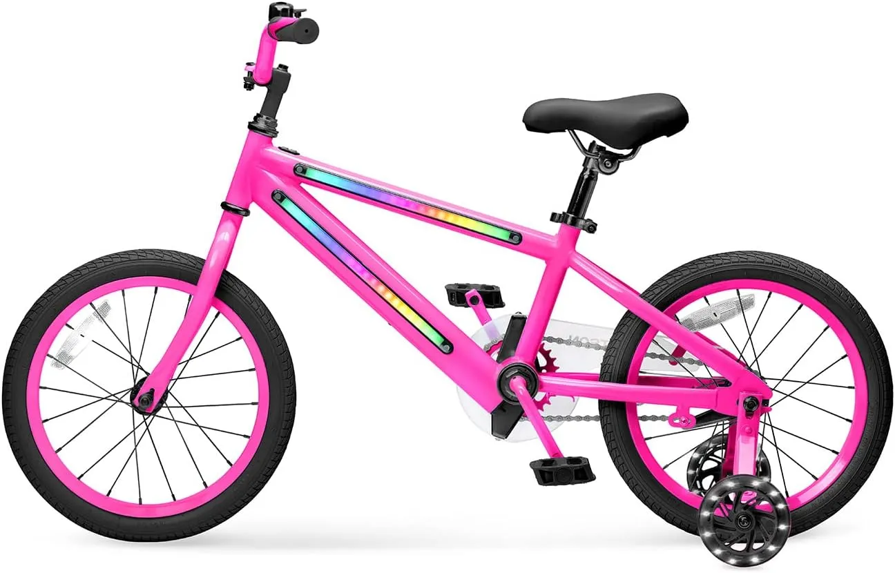 Jetson Light Rider Kids’ Light-up Unisex Bike, LED Light-up Frame, 3 Different Light Modes