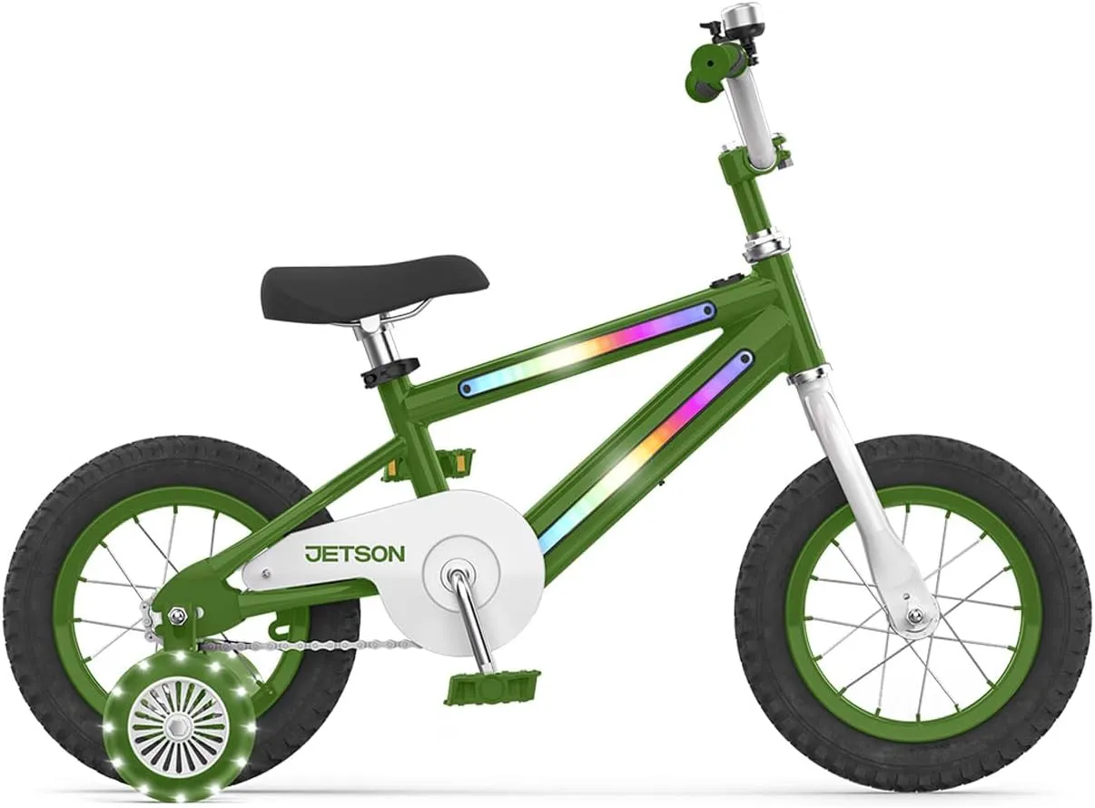 Jetson Light Rider Kids’ Light-up Unisex Bike, LED Light-up Frame, 3 Different Light Modes