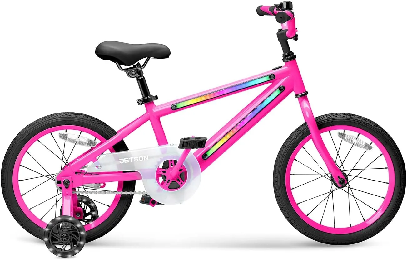 Jetson Light Rider Kids’ Light-up Unisex Bike, LED Light-up Frame, 3 Different Light Modes