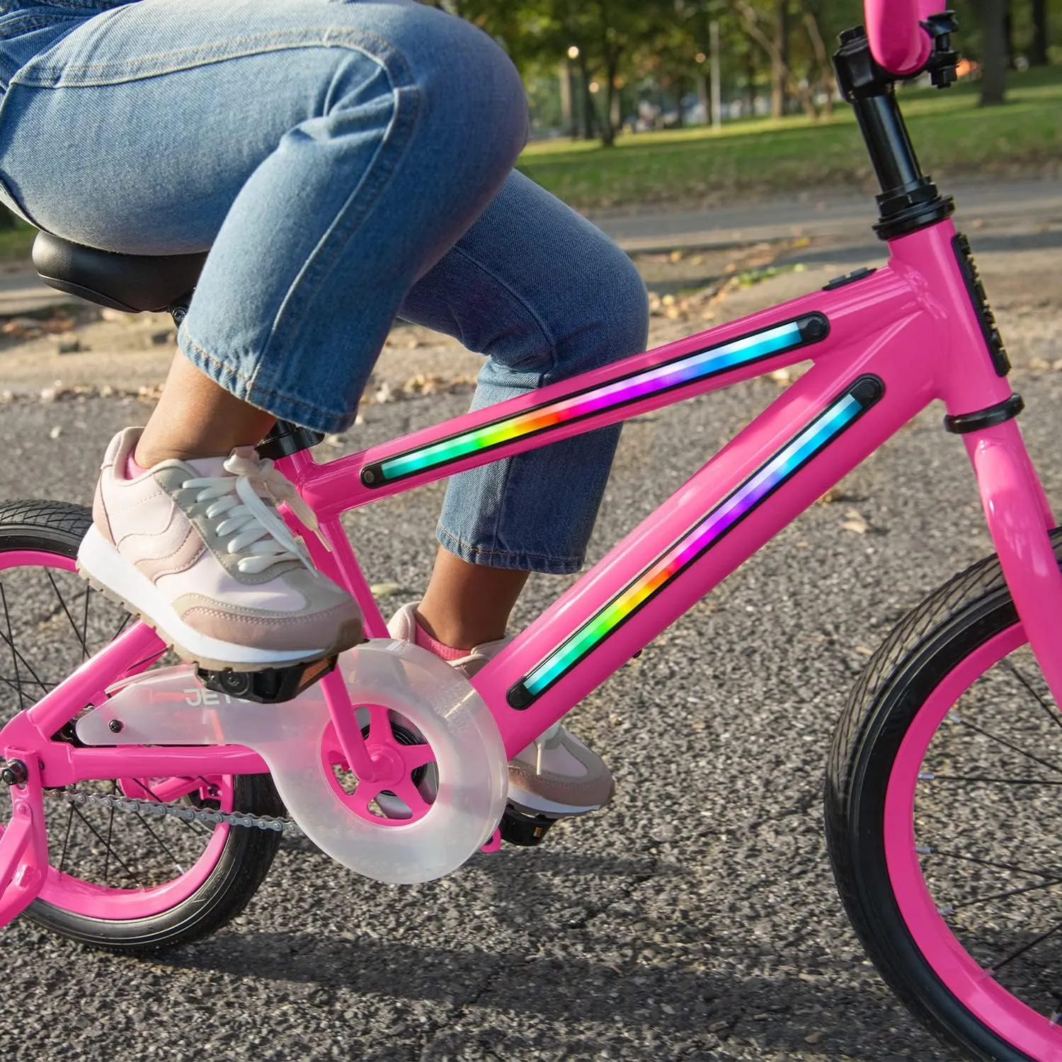 Jetson Light Rider Kids’ Light-up Unisex Bike, LED Light-up Frame, 3 Different Light Modes