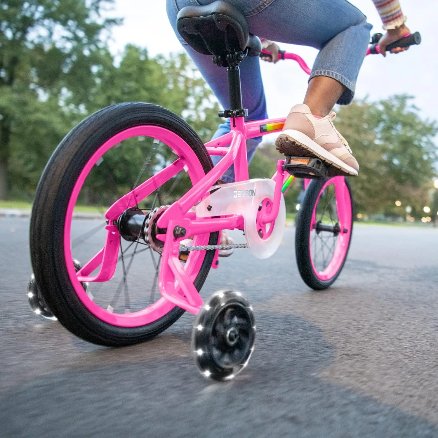 Jetson Light Rider Kids’ Light-up Unisex Bike, LED Light-up Frame, 3 Different Light Modes