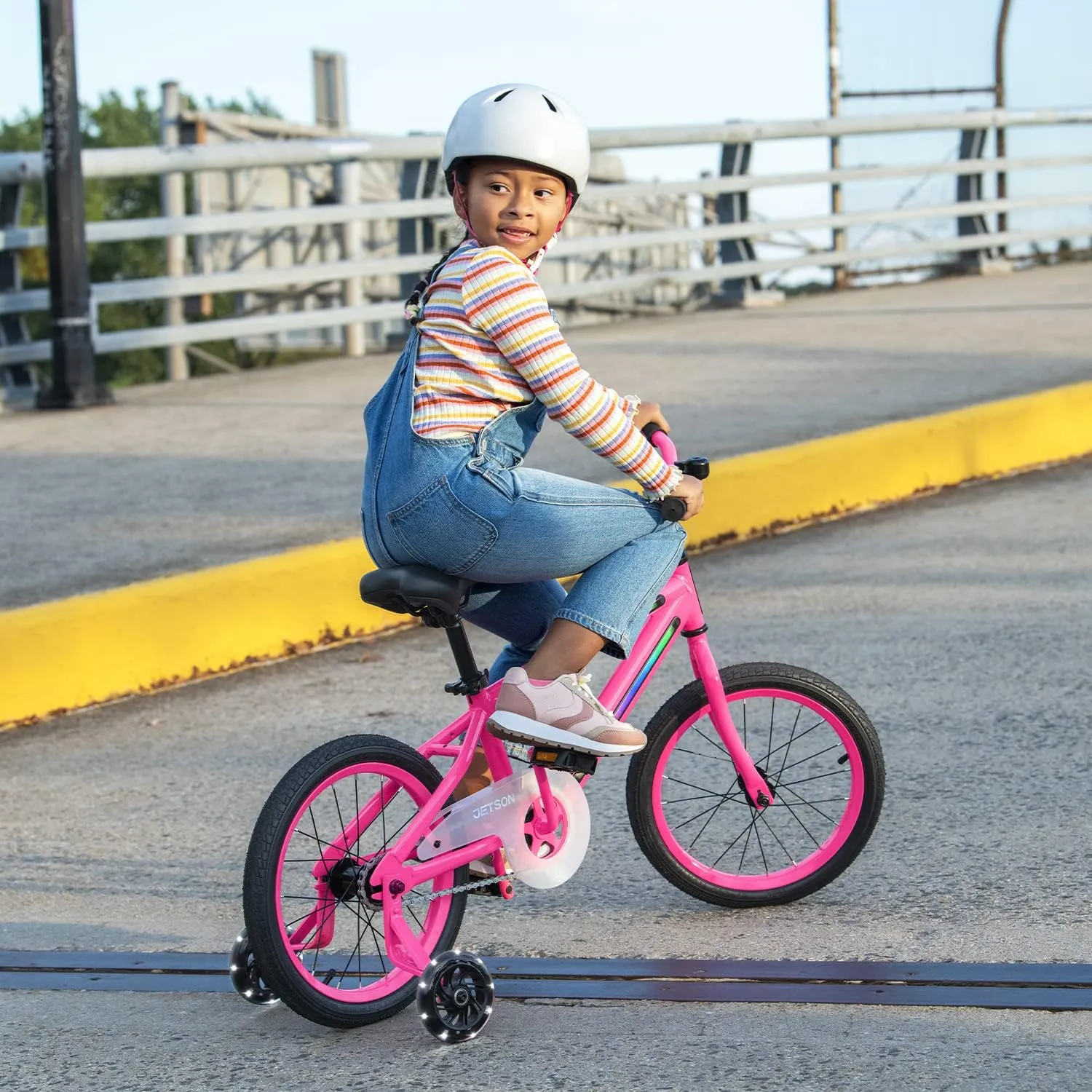 Jetson Light Rider Kids’ Light-up Unisex Bike, LED Light-up Frame, 3 Different Light Modes