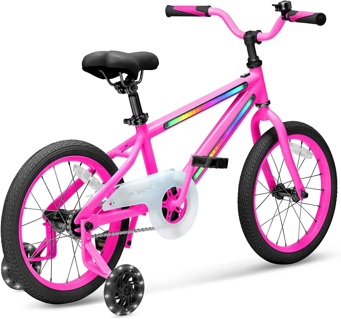 Jetson Light Rider Kids’ Light-up Unisex Bike, LED Light-up Frame, 3 Different Light Modes