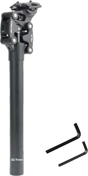 JFOYH Suspension Seatpost 27.2mm 30.9mm 31.6mm Shock Absorbing Bike seat Post for MTB/Cruiser Bike/Gravel Bike/ebike, 350mm Length, 50mm Travel