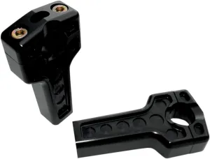 Joker Machine 4" Black Handlebar Risers 03-864B