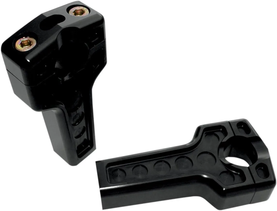 Joker Machine 4" Black Handlebar Risers 03-864B