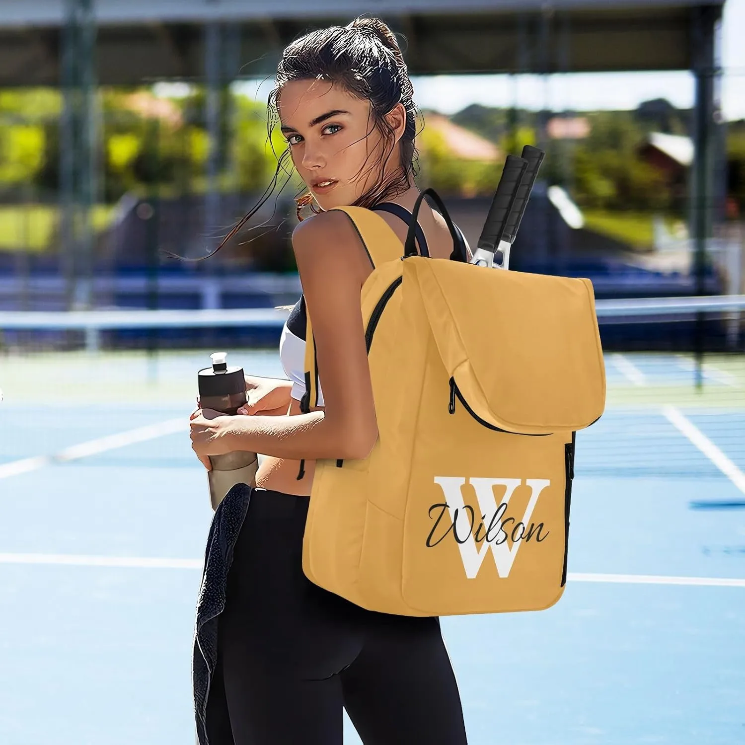 Joko Ivery Custom Tennis Bag Backpack Tennis Racket Bag Pickleball Bag Backpack Fits Badminton Paddles Sport Accessories