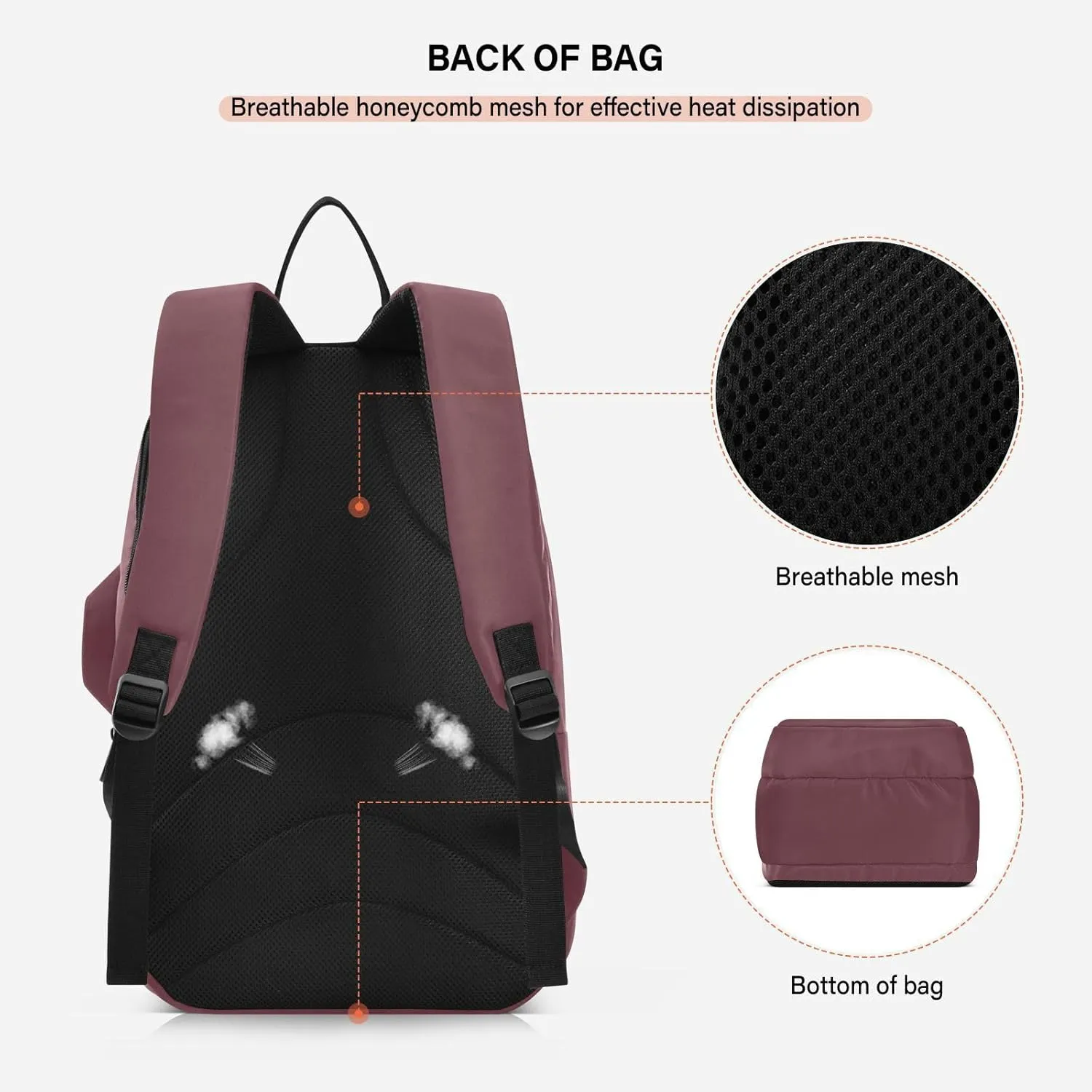 Joko Ivery Tennis Bag Backpack Tennis Racket Bag Pickleball Bag Backpack Tennis Bags Fits Badminton Paddles Squash Racquet