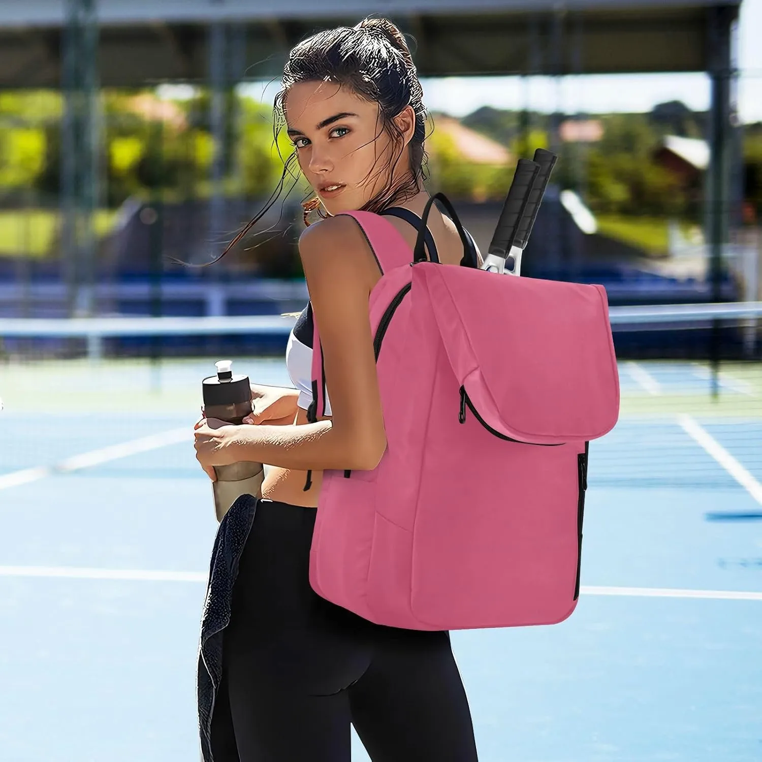 Joko Ivery Tennis Bag Backpack Tennis Racket Bag Pickleball Bag Backpack Tennis Bags Fits Badminton Paddles Squash Racquet