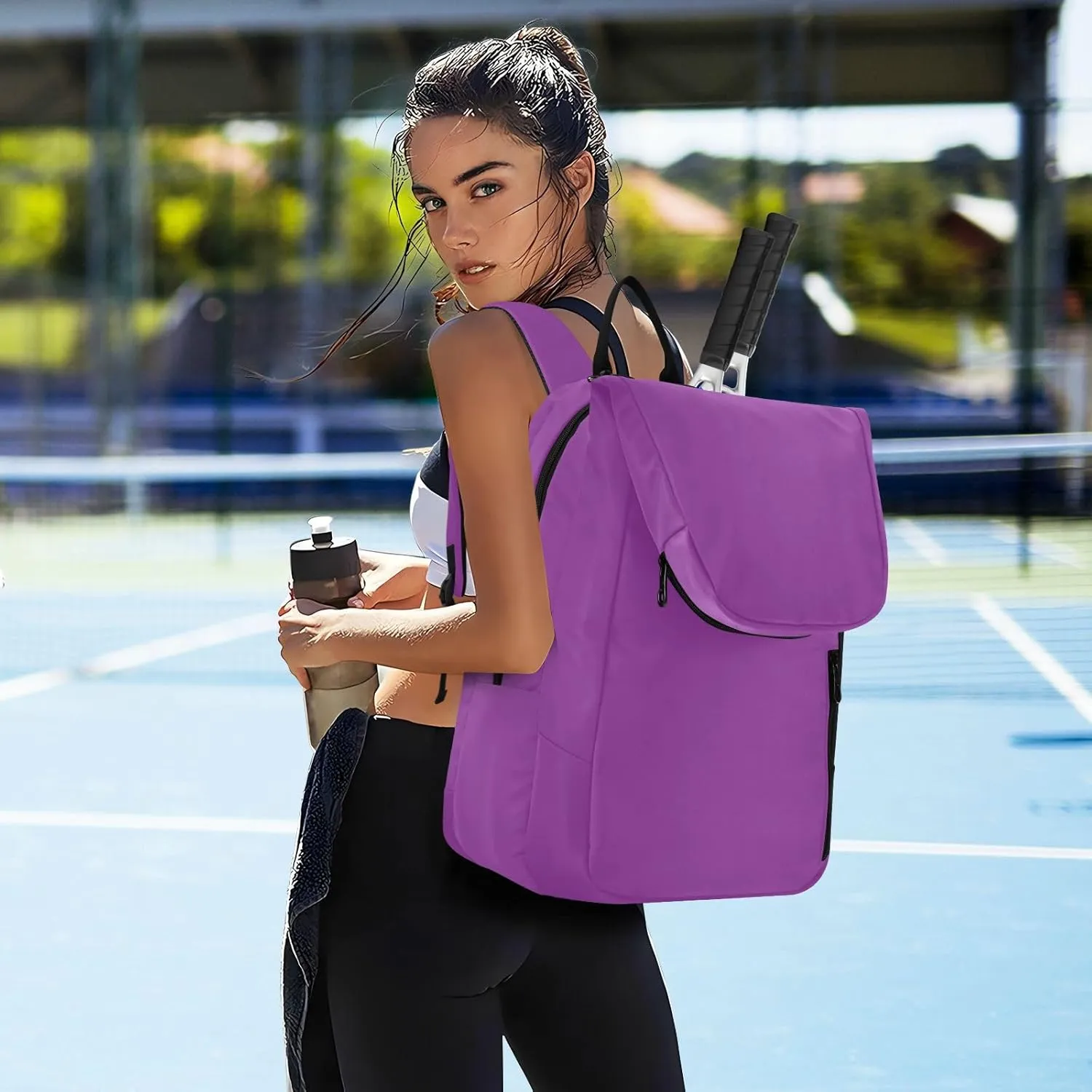 Joko Ivery Tennis Bag Backpack Tennis Racket Bag Pickleball Bag Backpack Tennis Bags Fits Badminton Paddles Squash Racquet