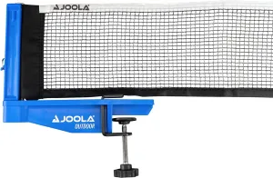 JOOLA Outdoor Weatherproof Table Tennis Net and Post Set - Waterproof 72" Regulation Size Ping Pong Screw On Clamp Net - Ideal for Indoor and Outdoor Use