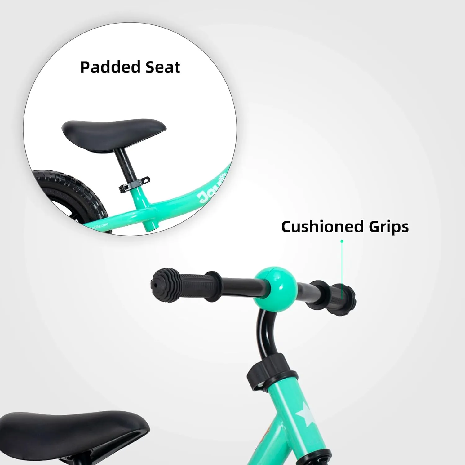 JOYSTAR 12 Inch Balance Bike for 18months, 2, 3, 4, and 5 Years Old Boys and Girls, Lightweight Push Bike with Adjustable Handlebar and Seat, Gift Bike for 2-5 Boys Girls