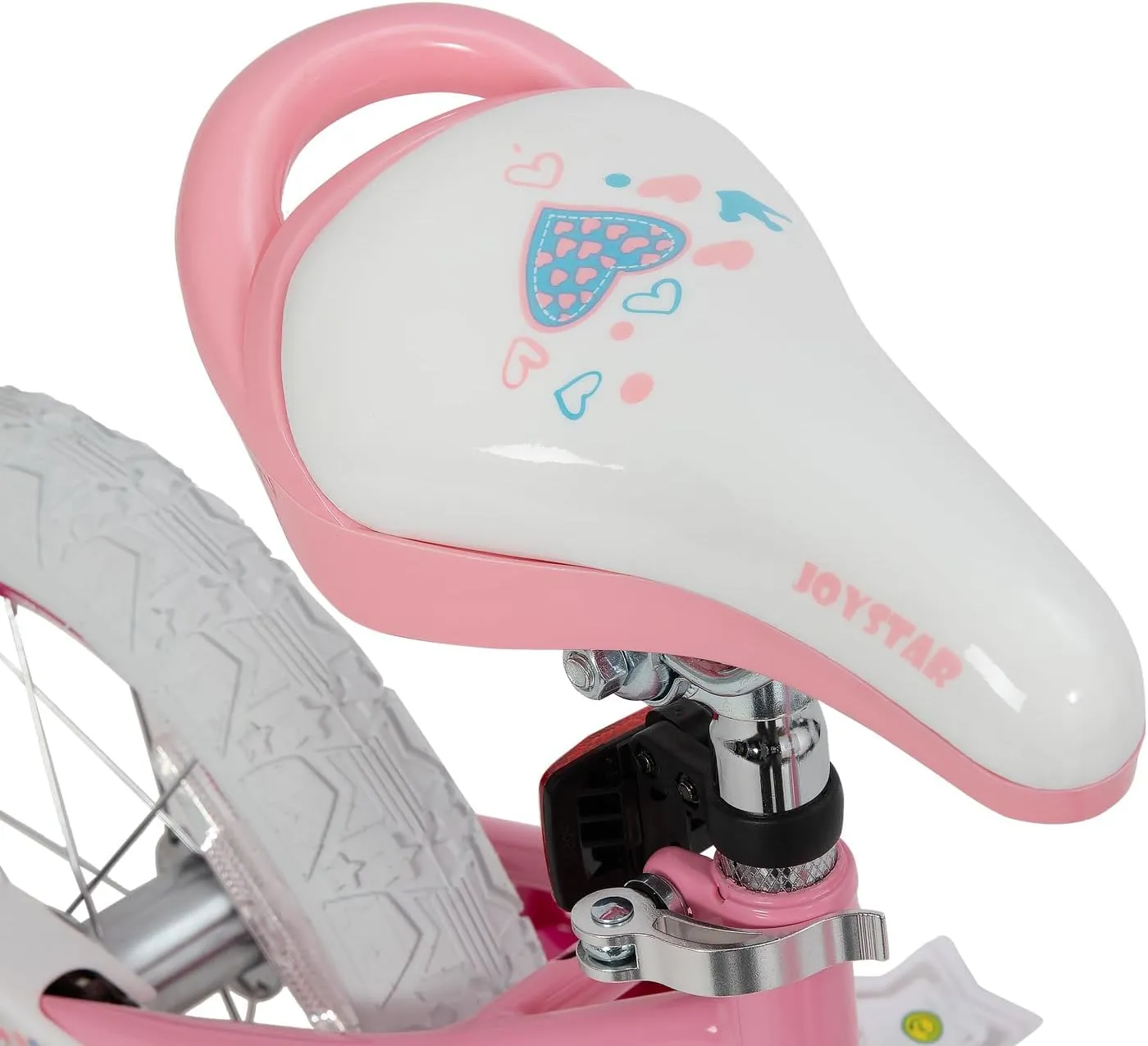 JOYSTAR Angel Girls Bike for Toddlers and Kids Ages 2-13 Years Old, 12 14 16 18 20 Inch Kids Bike with Training Wheels & Basket, 20 24 Inch Girls Bicycle with Handbrake & Kickstand