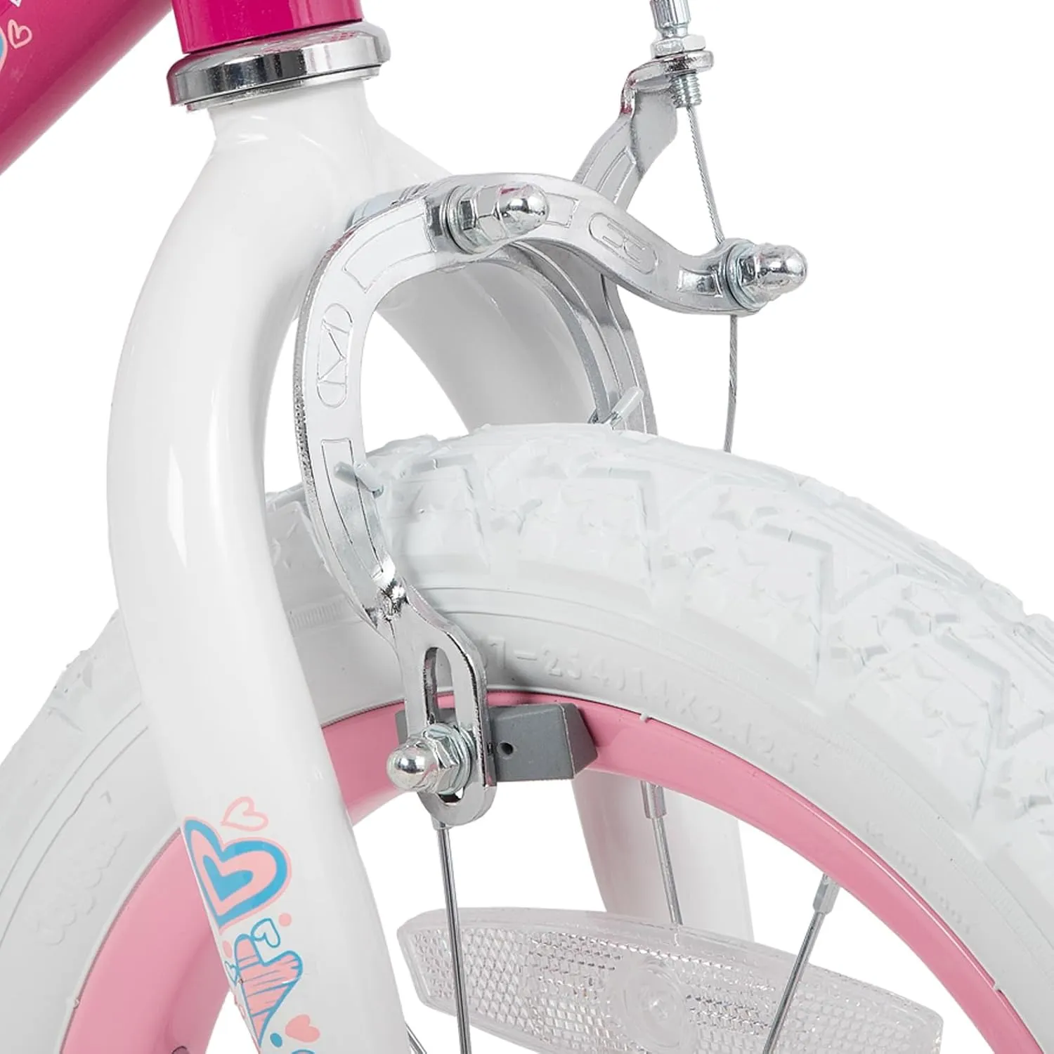 JOYSTAR Angel Girls Bike for Toddlers and Kids Ages 2-13 Years Old, 12 14 16 18 20 Inch Kids Bike with Training Wheels & Basket, 20 24 Inch Girls Bicycle with Handbrake & Kickstand
