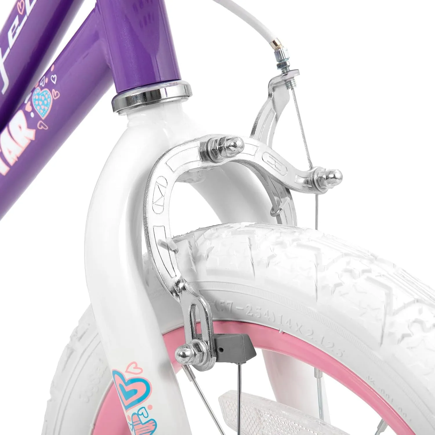JOYSTAR Angel Girls Bike for Toddlers and Kids Ages 2-13 Years Old, 12 14 16 18 20 Inch Kids Bike with Training Wheels & Basket, 20 24 Inch Girls Bicycle with Handbrake & Kickstand