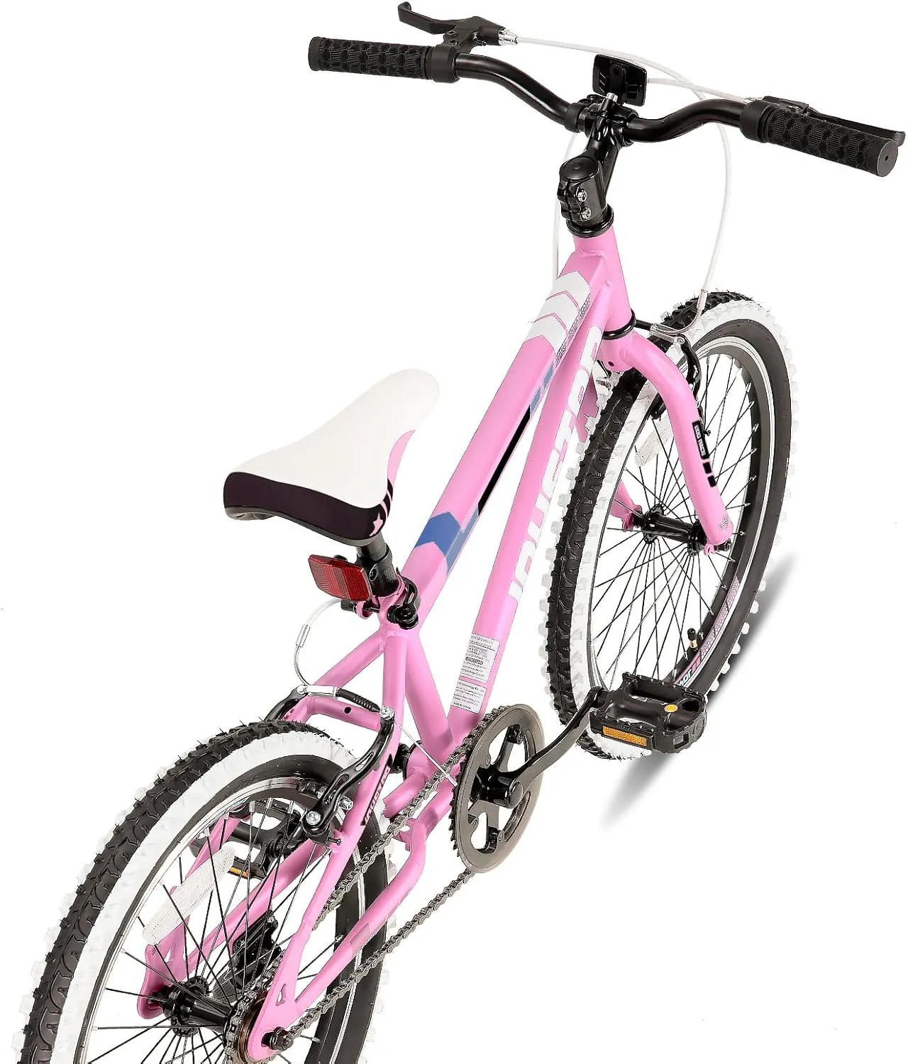 JOYSTAR Lubbock 20 24 Inch Kids Bike for Boys & Girls Ages 7-12 Years Hardtail Mountain Bike for Kids with 1-Speed/7-Speed Drivetrain, White Wall Knobby Tires, Kids' Bicycle