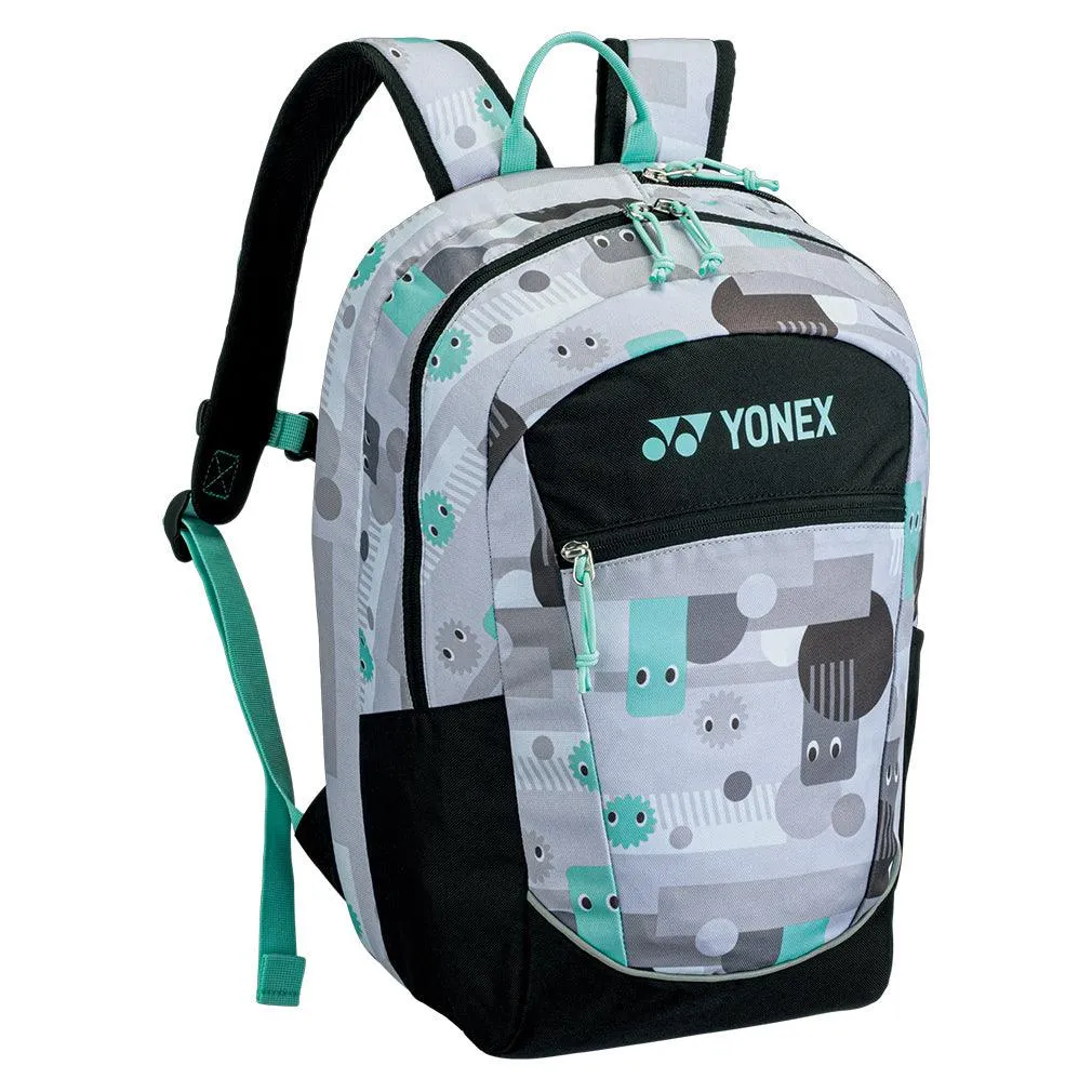 Junior Tennis Backpack Gray and Black