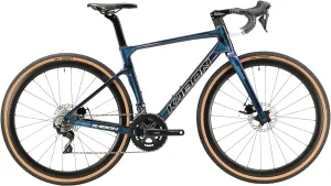 KABON Carbon Gravel Road Bike, T800 Carbon Fiber Frame 700C Road Bike with 18 Speeds Drivetrain, Integrated Carbon Handlebar, Disc Brakes Racing Bicycle for Adult Unisex