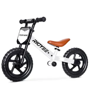 Kids Balance Bike 2 Year Old, Toddler Balance Bikes for 2 to 5 Year with Adjustable Shock-Absorbing Seat, Balance Bike 3 Year Old, DIY Stickers, Handlebar Pad, Limited Steering