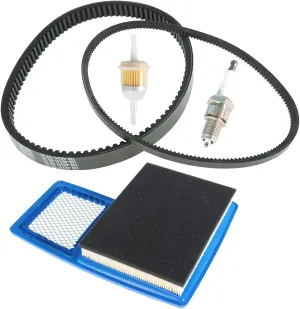 Kit Drive Starter Belt Spark Plug Replacement for Yamaha G16 G19 G22 G29 Gas Golf Cart 301cc or 357cc 1996-Up