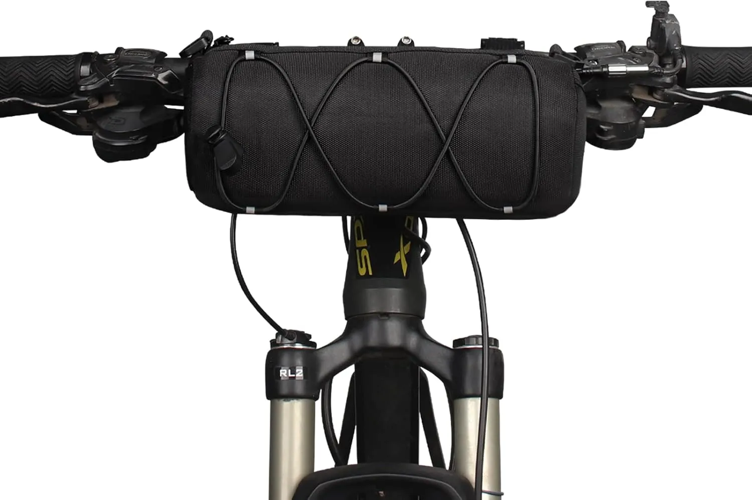 KOSIBATE Bike Handlebar Bag,Bicycle Handlebar bag,Bike Frame Bag with Shoulder Strap,Bicycle Front Bag Fram Storage Roll Bag Mountain Road Bikes Bicycle Accessories, Bike Pouch for Bicycle (