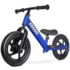 KRIDDO Balance Bike 2 Year Old, Toddler Balance Bike for Kids Aged 2-5, with DIY Colorful Stickers, Non-Slip Sporty Footrest, Racing-Style Frame, Gift for 2-4 Boys and Girls