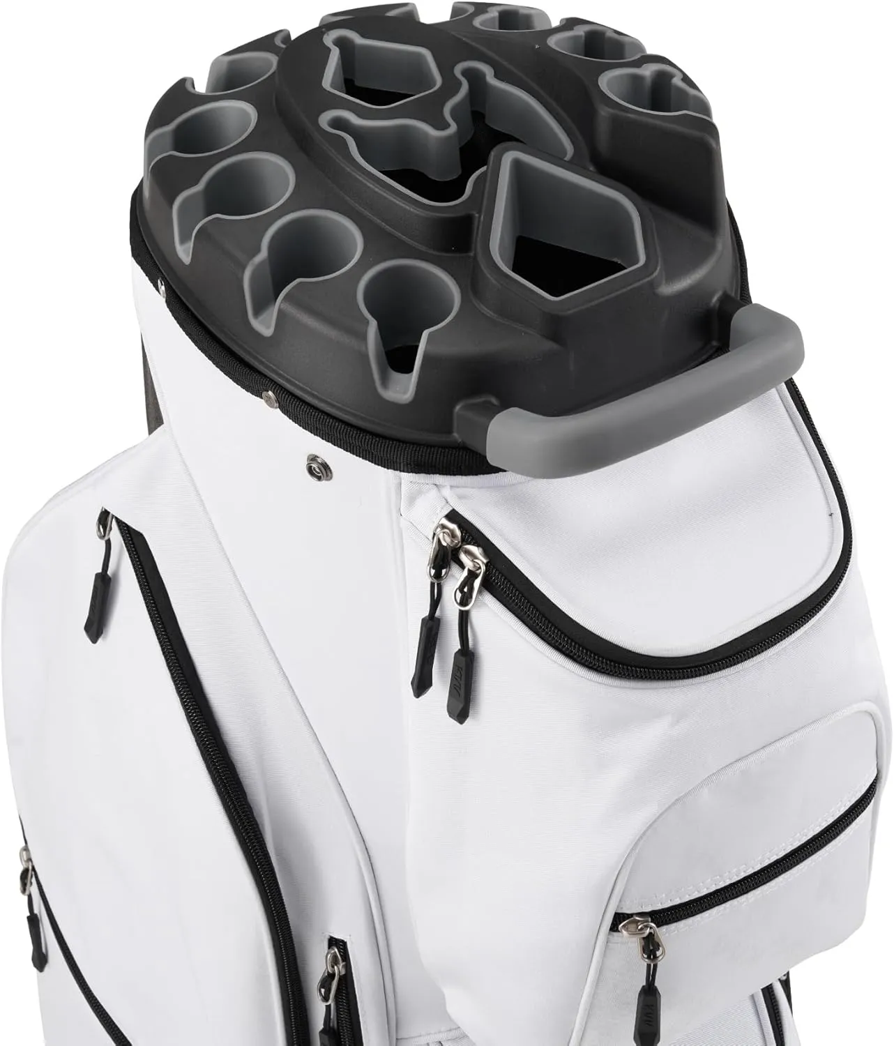 KVV 14 Way Top-Molded Organizer Cart Bag with Rain Cover, Full Length Divider, Spacious Cooler Pockets